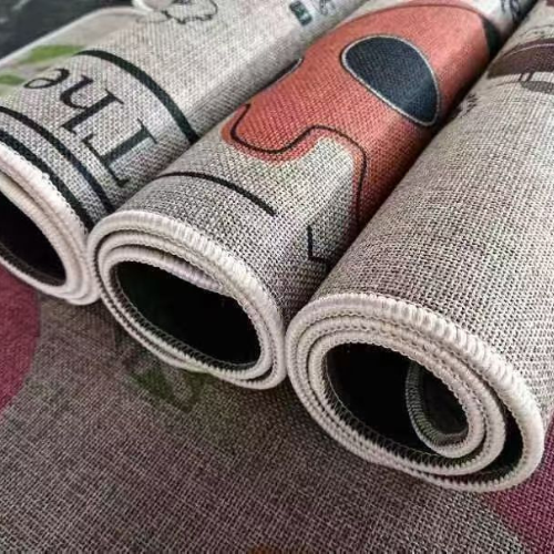  Linen-textured Kitchen Decorative Area Rugs Doormat Non Slip Home Decoration 