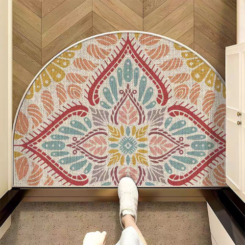  Linen-textured Kitchen Decorative Area Rugs Doormat Non Slip Home Decoration 