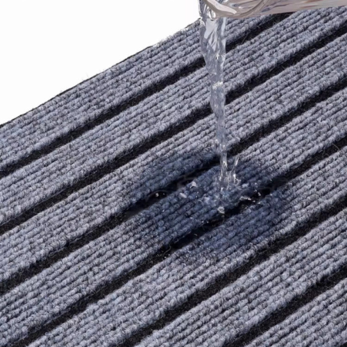 Heavy-Duty Wide Stripe Floor Mat Non-Slip Scatter Rug Doormat