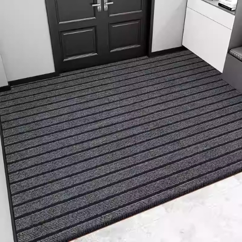 Heavy-Duty Wide Stripe Floor Mat Non-Slip Scatter Rug Doormat