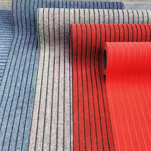 Heavy-Duty Wide Stripe Floor Mat Non-Slip Scatter Rug Doormat