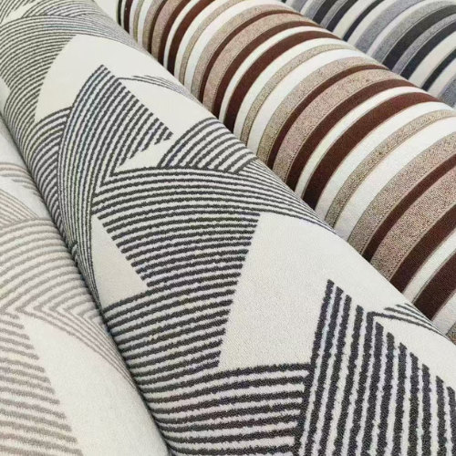 Patterned Low-Pile Rug Mat Short Pile Design Carpet Anti-slip for Decors