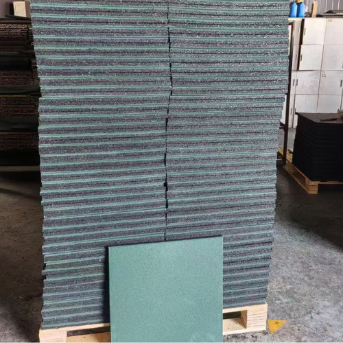 Composite Playground Square Rubber Tile