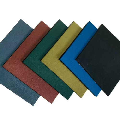 Composite Playground Square Rubber Tile