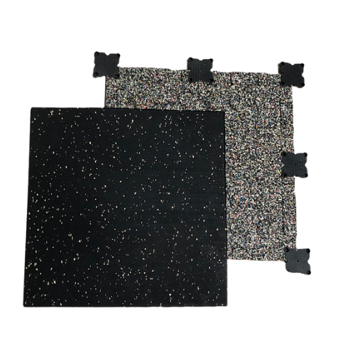 Eco-friendly Composite Speckled High-density Gym Rubber Tile