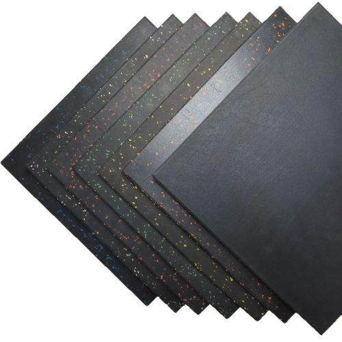 Eco-friendly Composite Speckled High-density Gym Rubber Tile