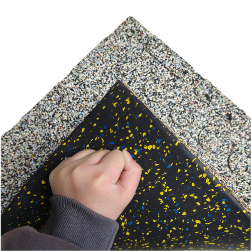 Eco-friendly Composite Speckled High-density Gym Rubber Tile