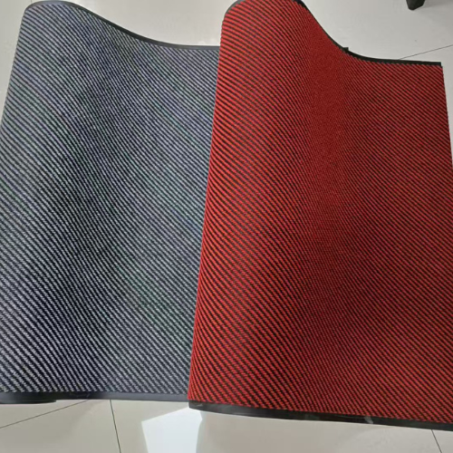 Slanted stripe thickened floor mat outdoor rugs