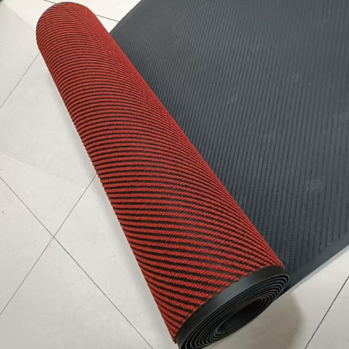 Slanted stripe thickened floor mat outdoor rugs