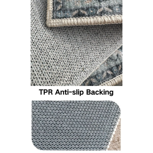 Cashmere-Like Foldable and Washable TPR Rug