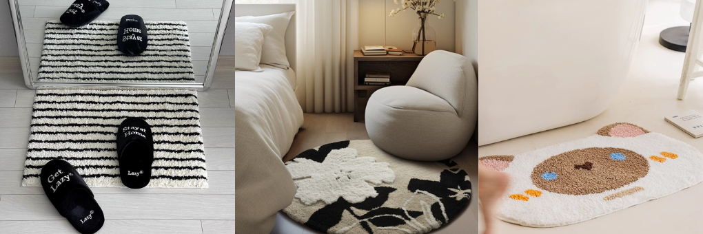 Ultra Soft Plush Carpet Comfortable Flocked mat Ultra Soft Plush Carpet Comfortable Flocked mat