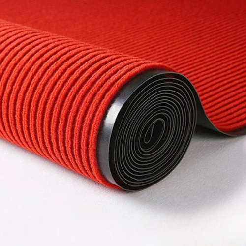 Heavy-Duty Two Stripes Floor Mat Non-Slip Scatter Rug Doormat