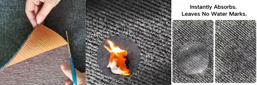 Heavy-Duty Fine-Striped Mat Designed for Interior Flooring Heavy-Duty Fine-Striped Mat Designed for Interior Flooring